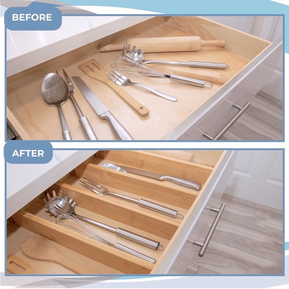 Bamboo Drawer Dividers - Picture 4 of 5